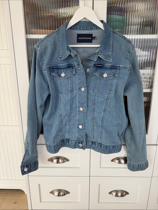 Calvin Klein Jeans Jackets & Blazers - Calvin Klein Jeans Classic Light Blue Denim stretch Jacket